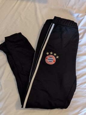 FC Bayern Munich Youth Black Soccer Track Pants